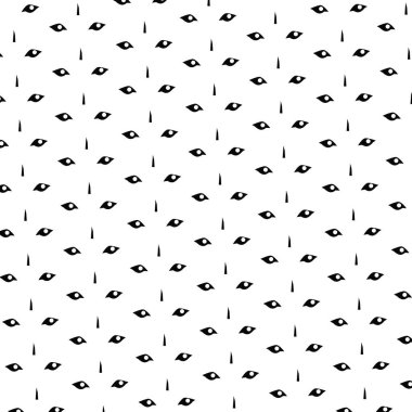 vektör siyah beyaz gözleri desen, vektör siyah beyaz gözleri desen dövme tarzı beyaz zemin üzerine