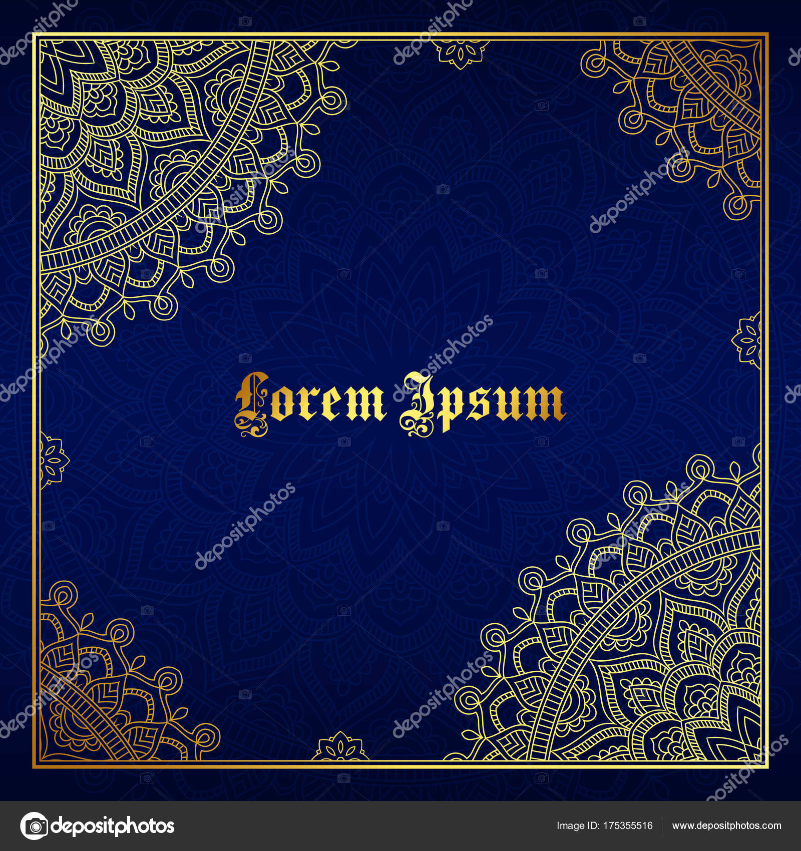 Download Cadre de luxe Martinique — Image vectorielle NonikaStar ...