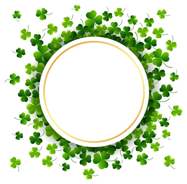 St Patricks Günü, kağıt ile arka plan. Vektör çizim
