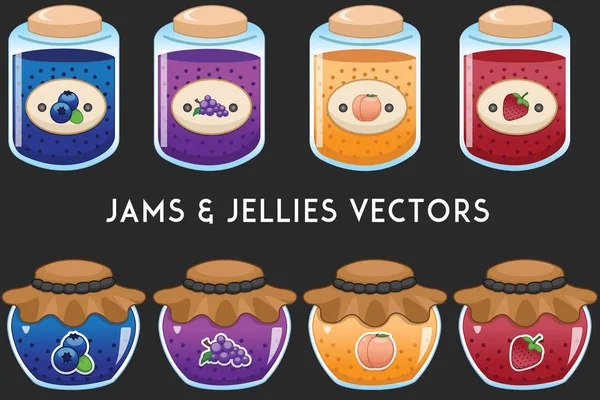 Jam Gelei Vector Pack — Stockfoto