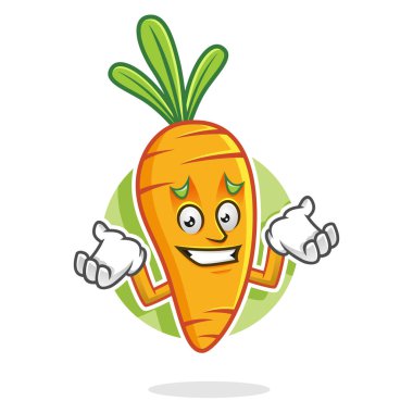 Duygu üzgünüm havuç maskot, havuç karakter, havuç çizgi film