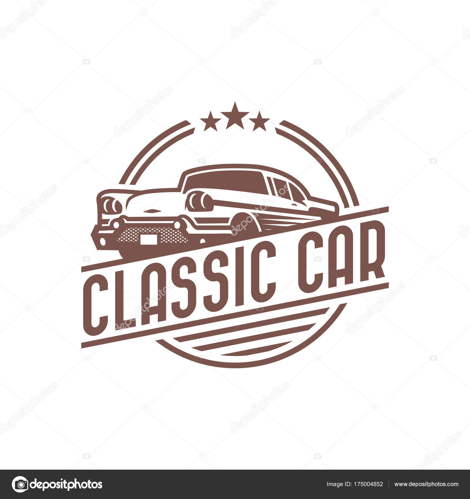 classic car logo template vintage car logo retro car logo desi
