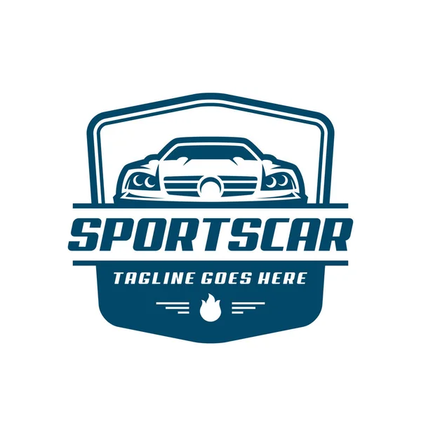 Sports Car Logo template or icon — Stock Vector