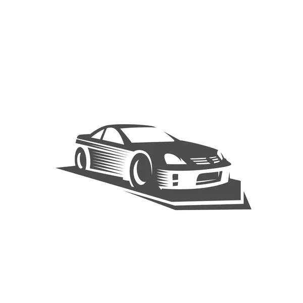 Templat atau ikon Mobil Olahraga Logo - Stok Vektor