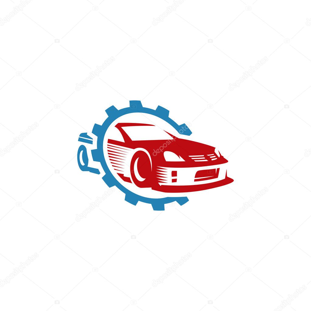 Sports Car Logo template or icon