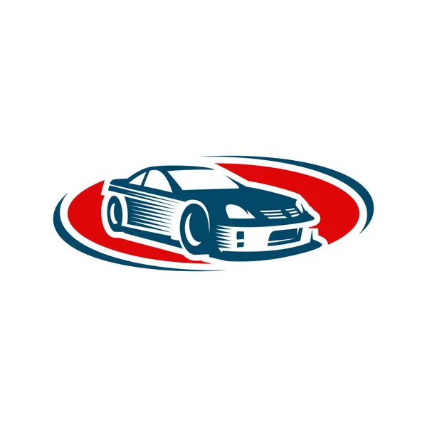 Spor araba Logo şablonu veya simgesi — Stok Vektör