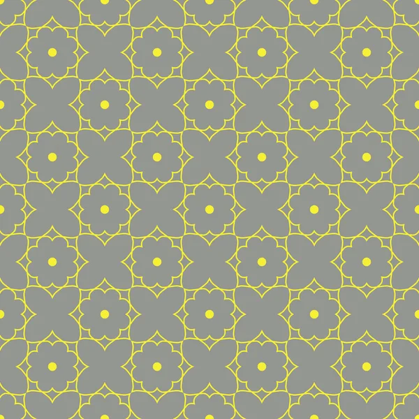 Stilize Vektör Sarı Geometrik Desen Gri Bir Arka Plan Üzerinde — Stok Vektör