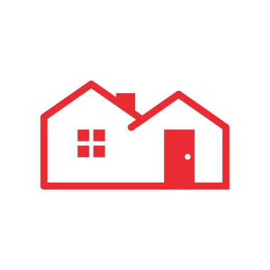 Basit kırmızı konut