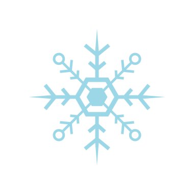 Basit eşsiz kar tanesi