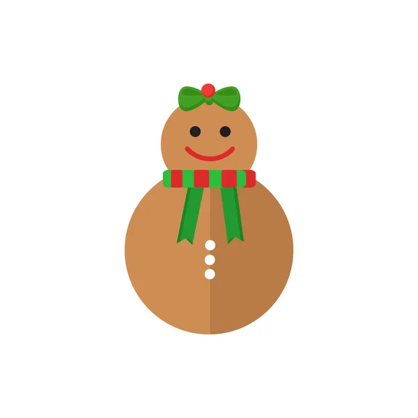 Biscuits de Noël Gingerbread Girly — Image vectorielle