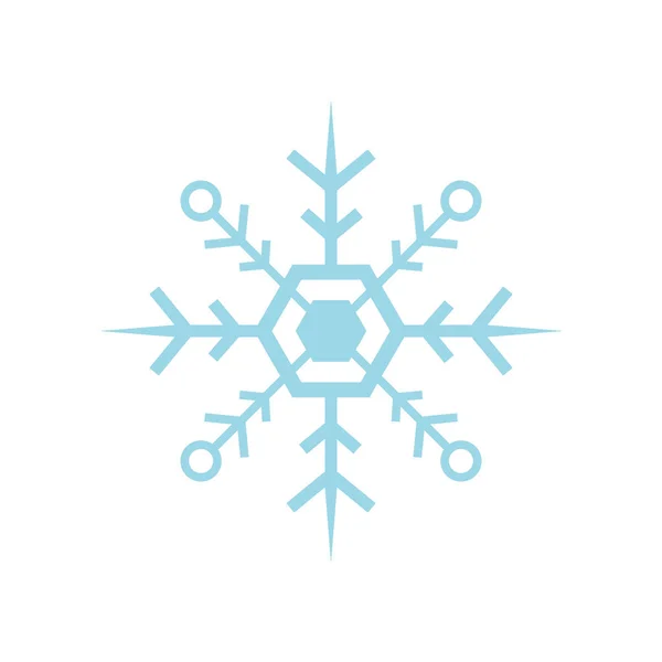 Copo de nieve único simple — Archivo Imágenes Vectoriales