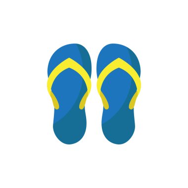 Basit plaj sandaletleri