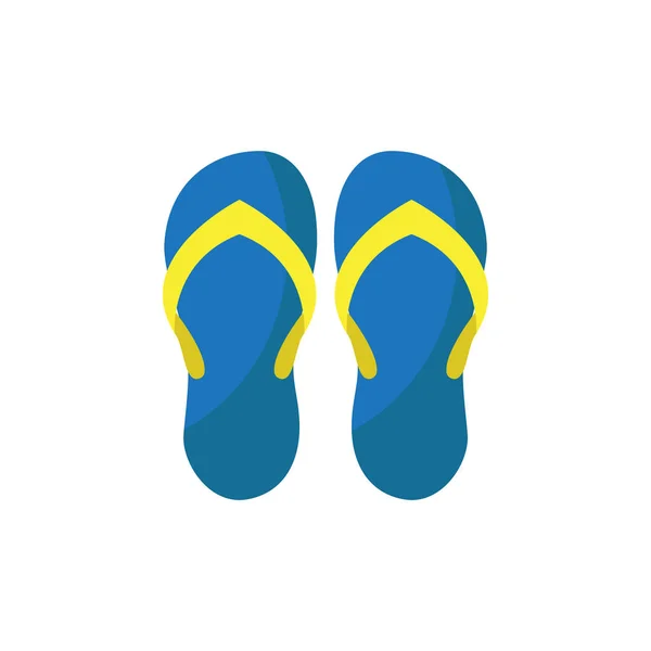 Sandálias de praia simples — Vetor de Stock