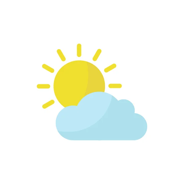 Simple Sunny Weather — Stock Vector