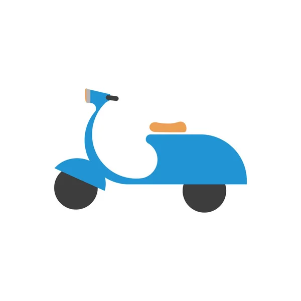 Scooter fiets illustratie — Stockvector