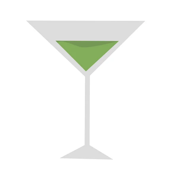 Koktejl párty sklo — Stockový vektor