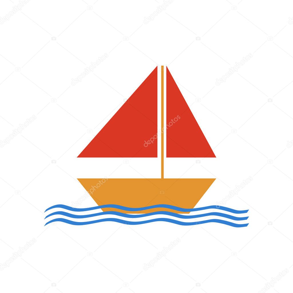 Floating Ship Illustration
