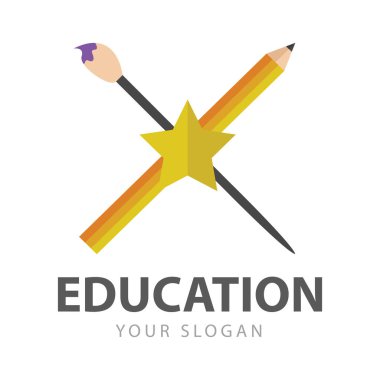 Sanat Okulu Logo vektör çizim