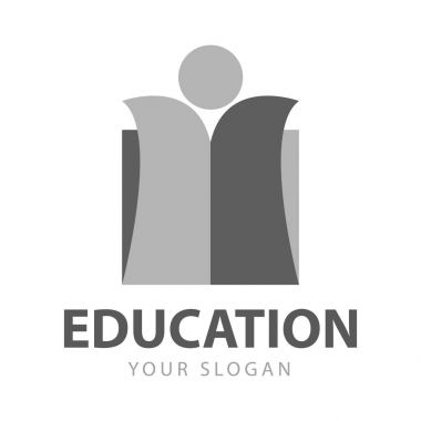 Özet kitabı eğitim Logo şablonu vektör