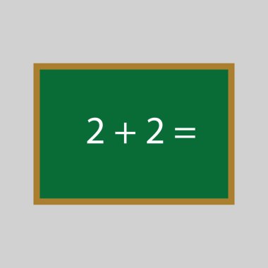 Basit okul yeşil ışık yanmadı vektör çizim