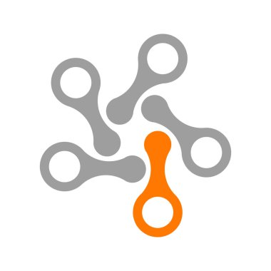 Ağ Techonolgy Modern Logo vektör grafik tasarım