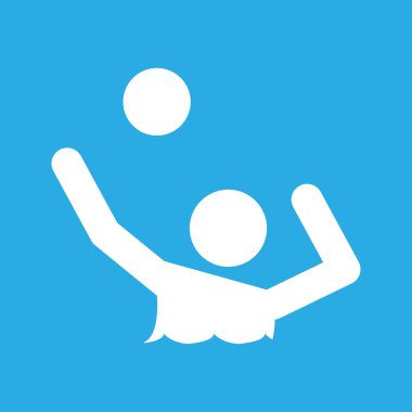 Su Voleybol Spor şekil simge vektör şekil grafiği