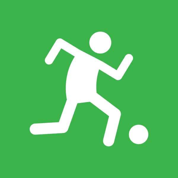 Fútbol Fútbol Deporte Figura Símbolo Vector Ilustración Diseño Gráfico — Vector de stock