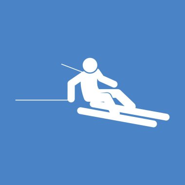 Kayak spor şekil simge vektör şekil grafiği