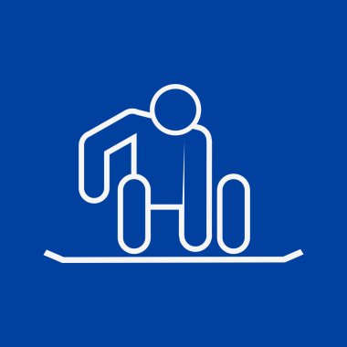 Snowboard anahat spor şekil simge vektör şekil grafiği