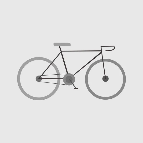 Estilo liso simples bicicleta esporte vetor ilustração gráfico — Vetor de Stock