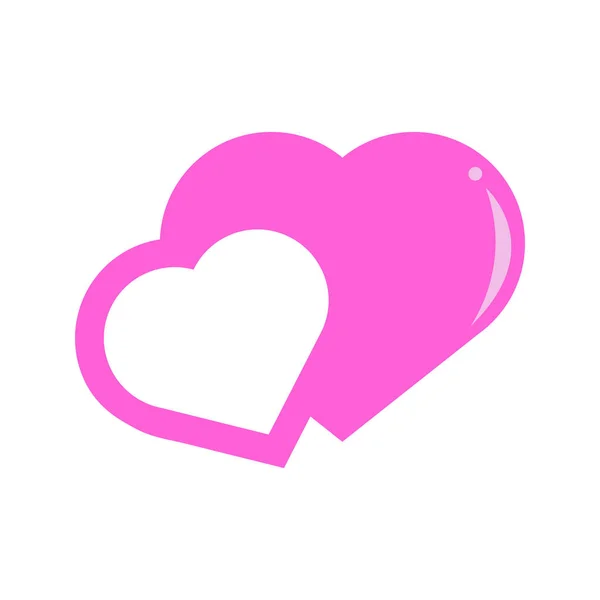 Aşk kalp kaç vektör çizim grafik parçası — Stok Vektör