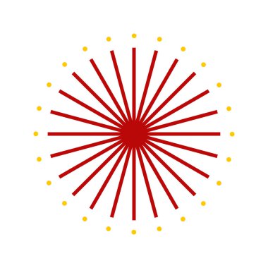 Soyut havai fişek kıvılcım illüstrasyon grafik vektör