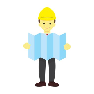 Site planı vektör çizim grafiği Foreman'la