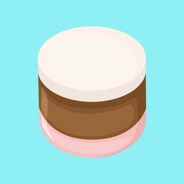 Dolce rotonda Marshmallow Illustrazione — Vettoriale Stock