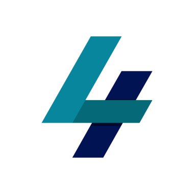 4 numara soyut sembolü ilk