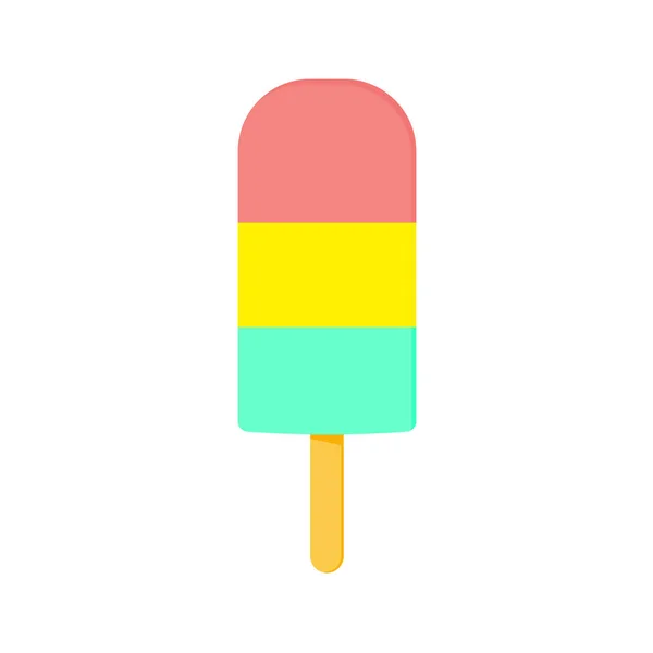 Illustration de couleurs de glace fraîche Popsicle — Image vectorielle