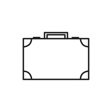 Evrak Çantası'nı ince çizgi simgesi simge tasarım