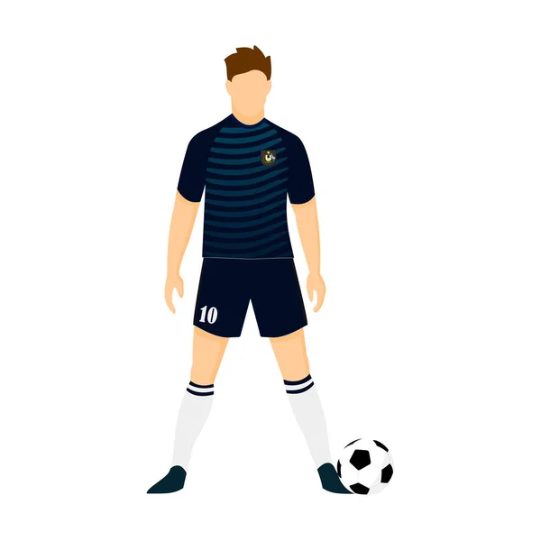 澳大利亚足球球衣国家队世界杯插画 — 图库矢量图片