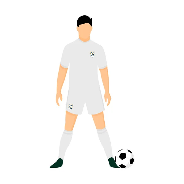 England fotboll Jersey landslaget World Cup Illustration — Stock vektor