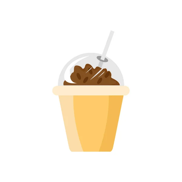Emmenez la tasse Float Drink Cafe Illustration — Image vectorielle