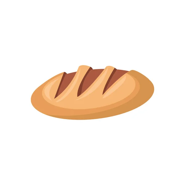 Mini illustrazione del pane di baguette — Vettoriale Stock
