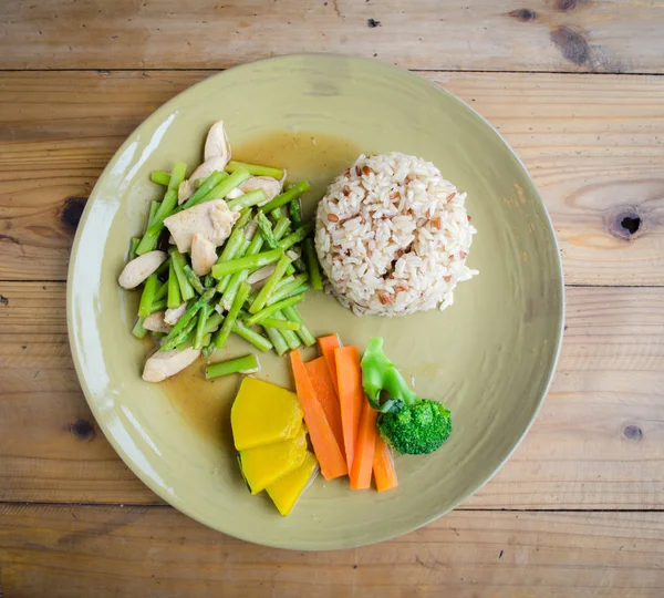 Menú de alimentos limpios — Foto de Stock