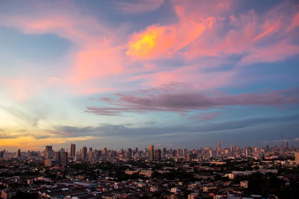 Městská Krajina Bangkoku Hlavní Město Thailand — Stock fotografie