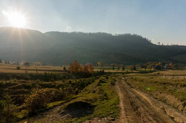 Karpat Dağları sonbaharın güzelliği