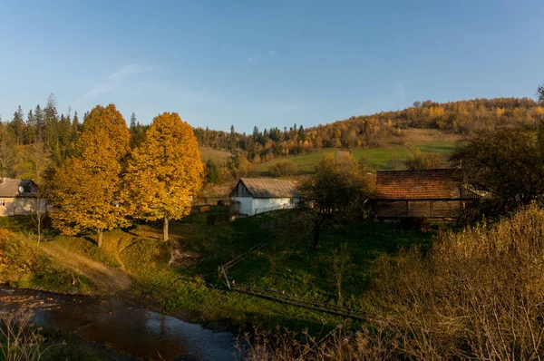 Karpat Dağları sonbaharın güzelliği