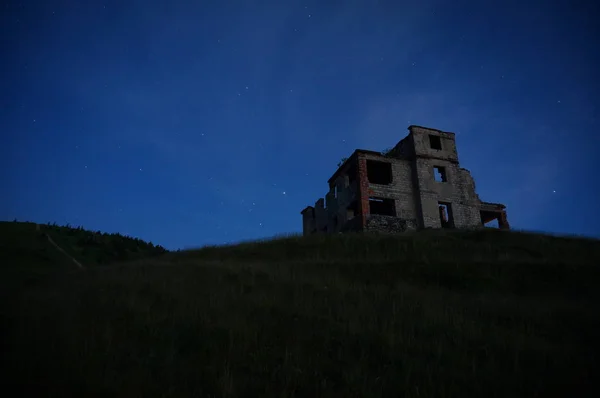 Gece Karpat Dağları hiking