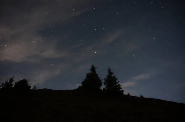 Karpat Dağları'nın gece fotoğrafları