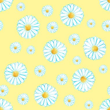 Sorunsuz papatya papatya desen