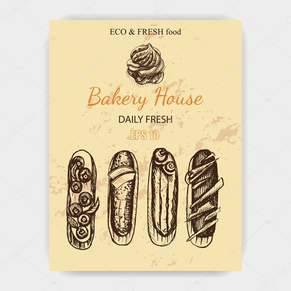 Card bakery house 
