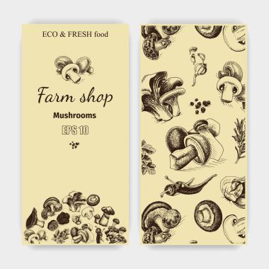 mantar illüstrasyon kroki